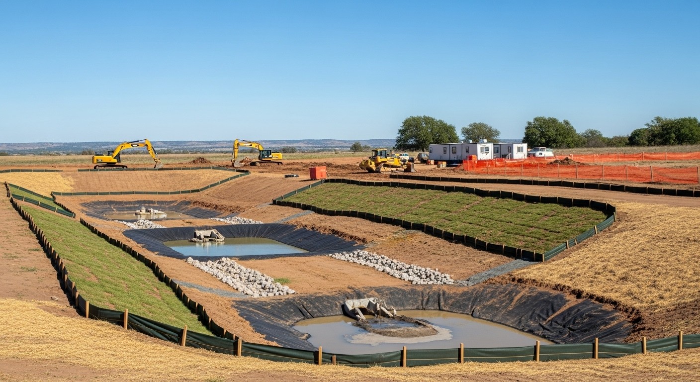 Multi-acre construction project, Oklahoma SWPPP Requirements
